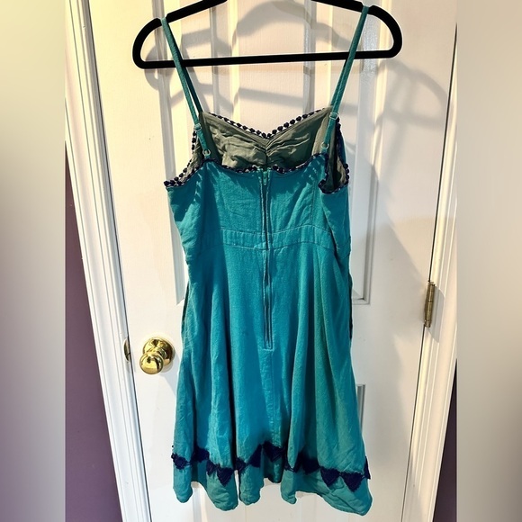 ModCloth Teal Sweetheart Dress - Picture 2 of 4